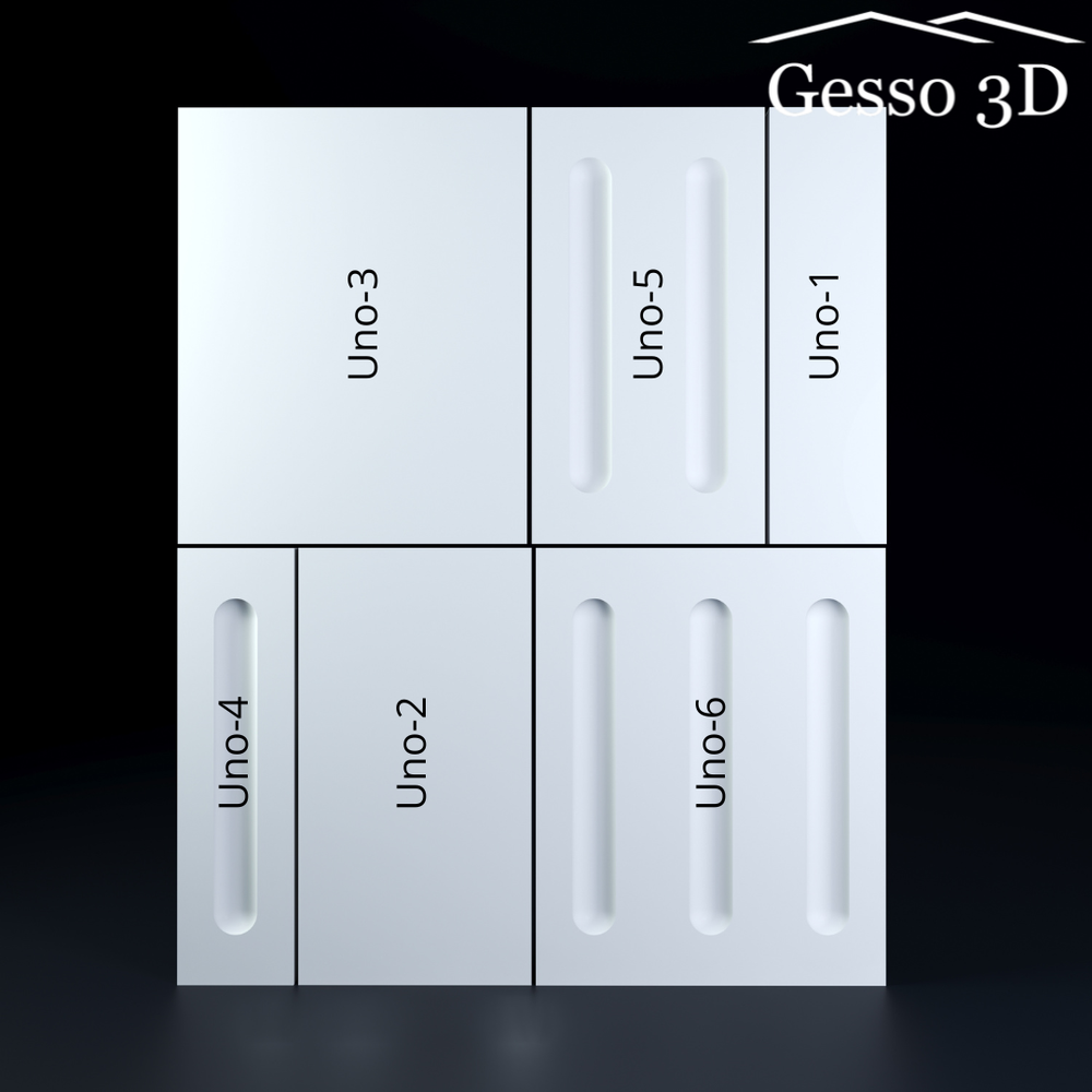Гипсовая панель Uno-4