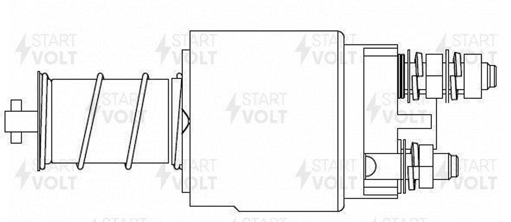 Втягивающее реле ВАЗ 2101-1119/2121-21214/2123 н/о тип АвтоВАЗ StartVolt