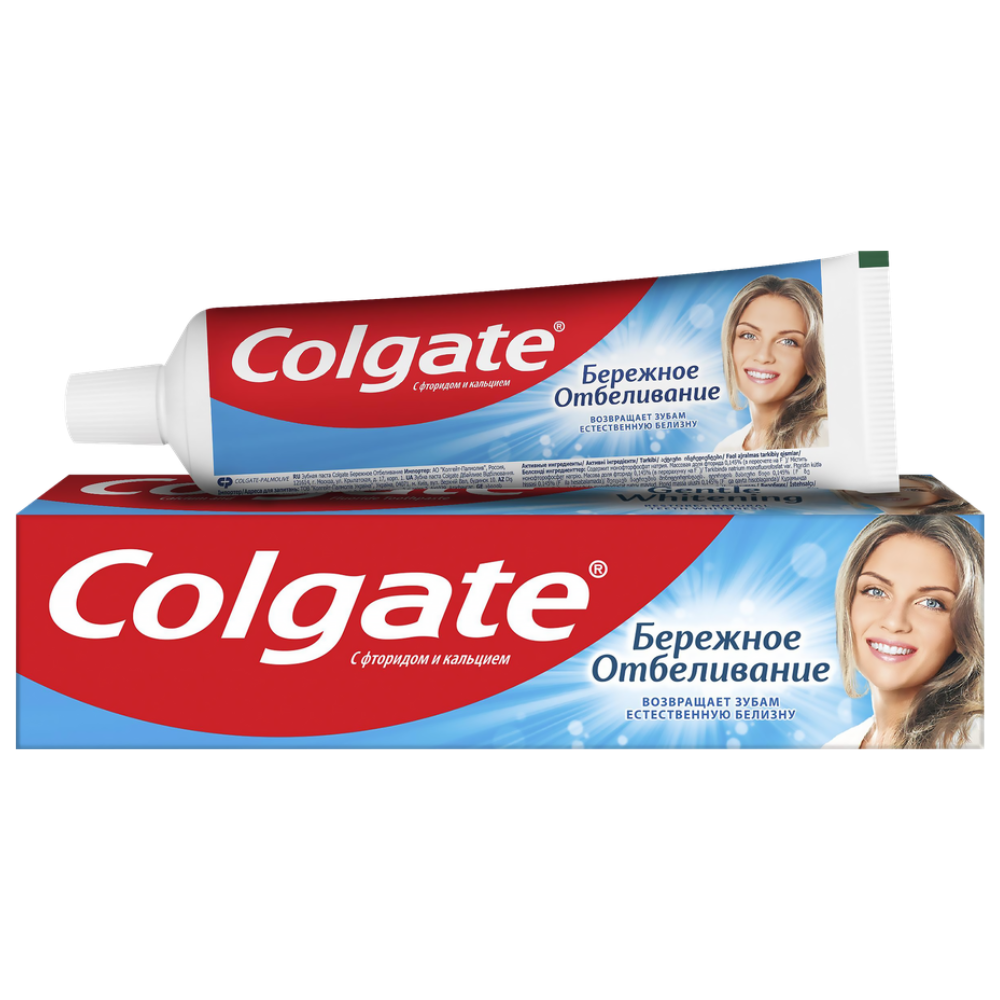 Зубная паста Colgate Бережное отбеливание 50мл