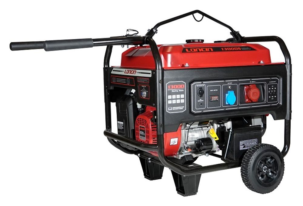 Генератор бензиновый Loncin LC13000S - [9 кВт / 380V] трехфазный