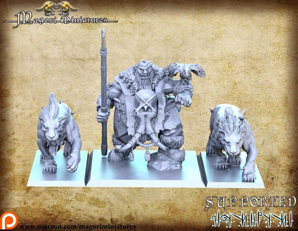 Ogor / Ogr Hunter with Cats