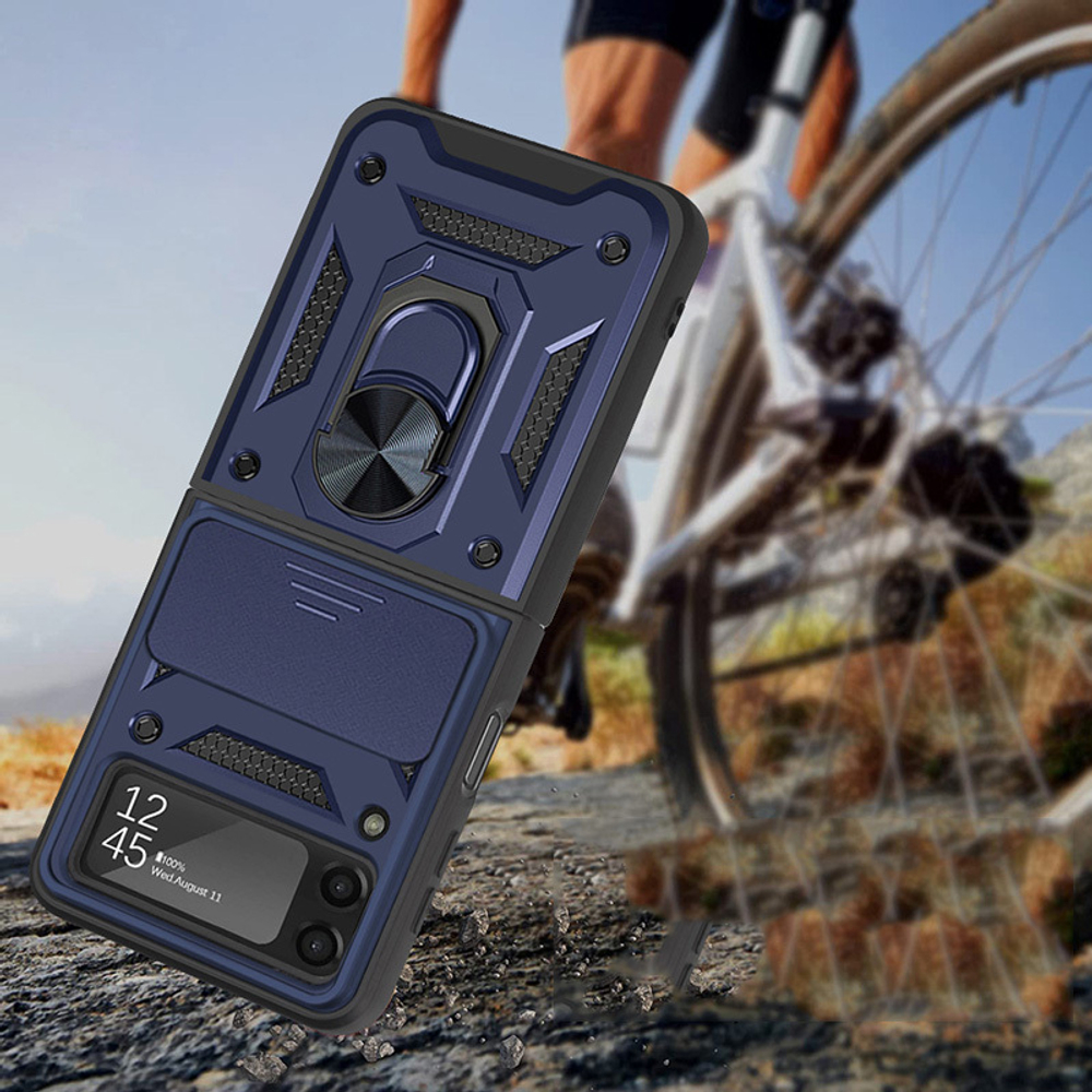 Чехол с кольцом Bumper Case для Samsung Galaxy Z Flip 3