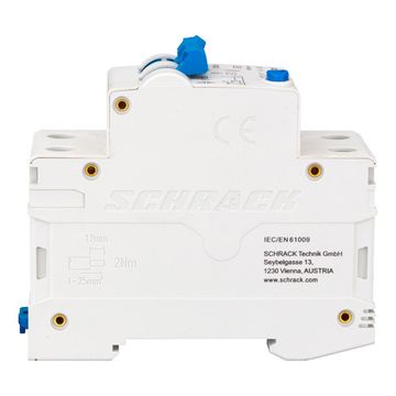 Дифавтомат Schrack Technik 1P+N B 20A 30mA тип A 6kA AK668620-- (АВДТ)