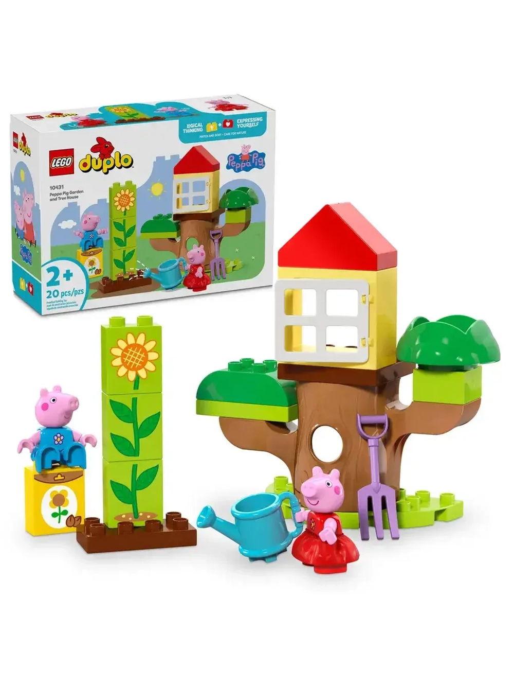 Duplo 10431 Свинка Пеппа: сад и домик на дереве