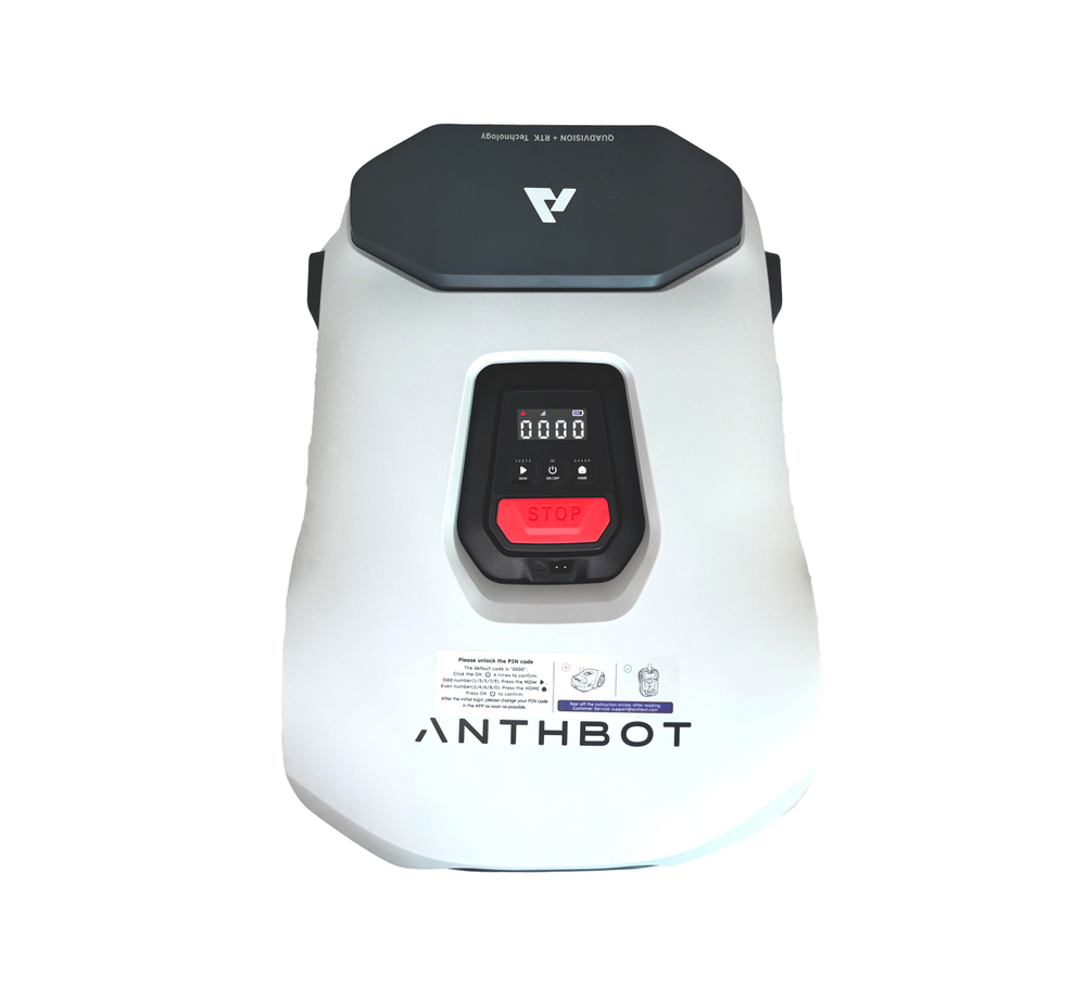 Робот-газонокосилка ANTHBOT Genie 1000 RTK-GPS для участков 1000–2000 м² (10–20 соток)