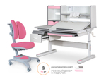 Комплект Mealux Evo парта Florida MC PN + кресло Onyx Duo KP (арт.EVO-52 W + PN MC + Y 115 KP)