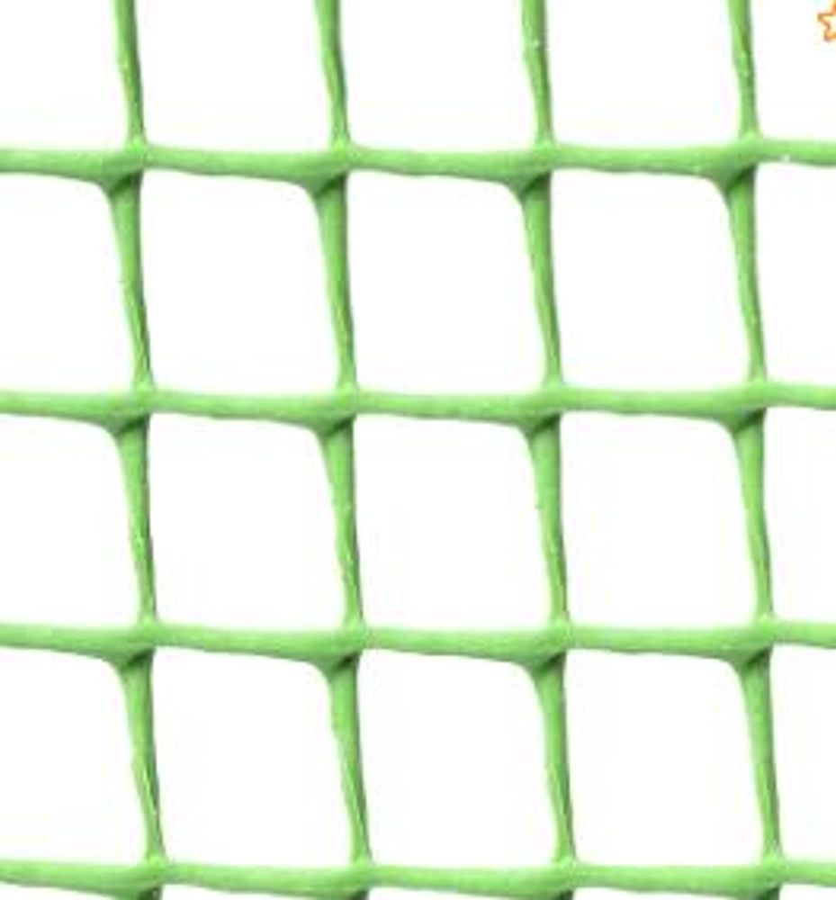 Сетка садовая пластик 1м* 20м /яч.20*20/ Зелёная яркая Сетка садовая пластик 1м* 20м /яч.20*20/ Зелёная яркая