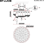 Потолочная люстра ST Luce ACCORD SL1662.302.19