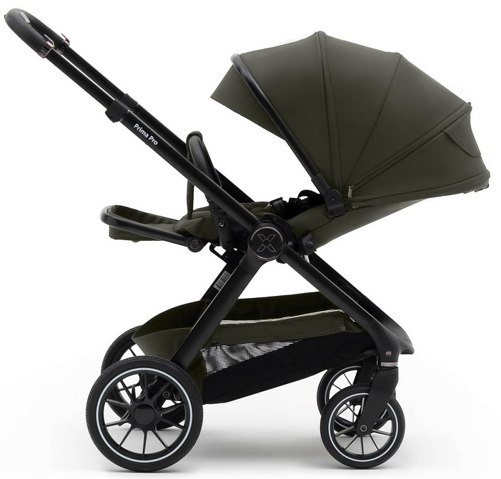 Коляска Agex Prima Pro 3 в 1 с автокреслом i-Safe S Grey APF664 Green (Зеленый)
