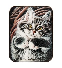 ШК-55/167-A Шкатулка «Котик» исп. Лидяева
