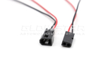 Провод питания шторки линзы 2 pin, 15см (папа+мама)