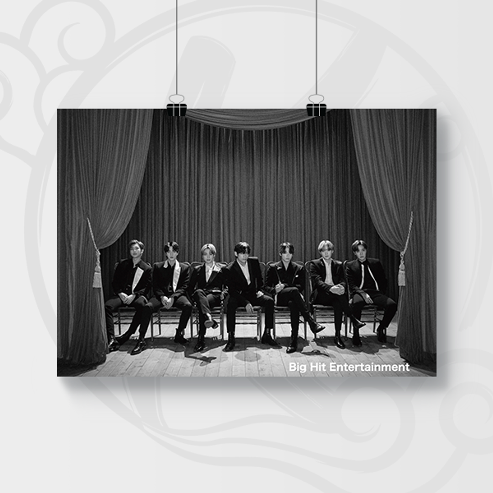Постер А4 - BTS - Map of the soul:7 (The Journey Concert)