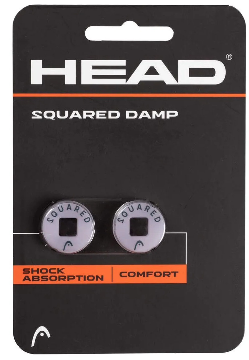 Теннисный виброгаситель Head Squared Damp 2P - dark grey