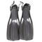 Ласты Marlin Cayman Black с открытой пяткой