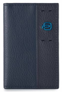Чехол для кредитных карт Piquadro Pulse синий кожа (PP4186P15/BLU3)