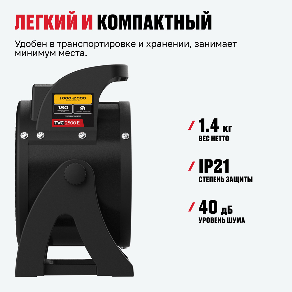 Тепловентилятор ALTECO TVC 2500 E