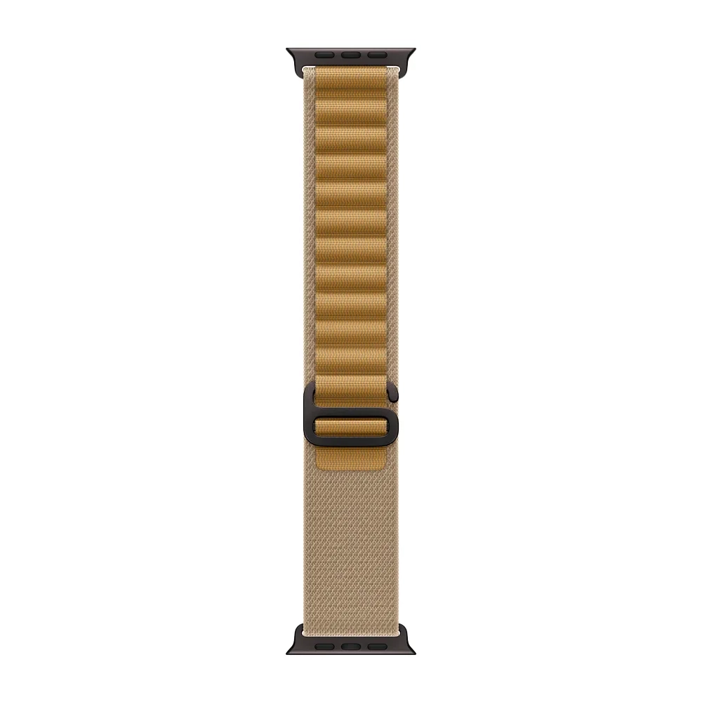 Умные часы Apple Watch Ultra 2 (2024) GPS + Cellular, 49mm, Black Titanium Case with Tan Alpine Loop M, (Песочный)