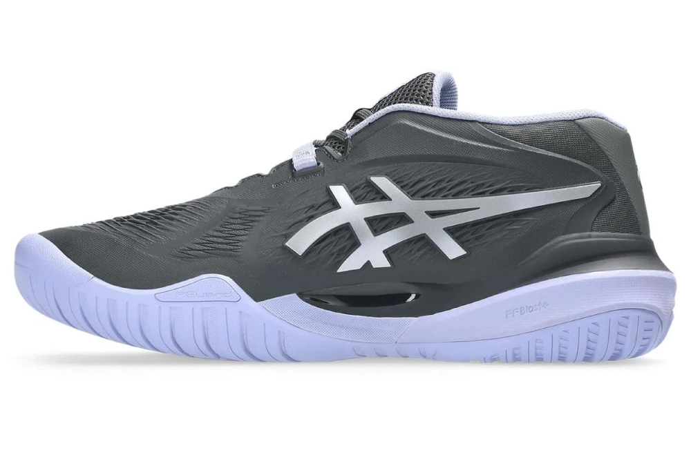 Мужские кроссовки теннисные Asics Gel-Resolution X Night Energy - graphite grey/pure silver