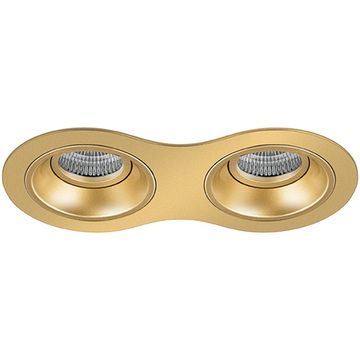 Комплект из светильников и рамки 2*GU5.3 D6230303 золото Domino Lightstar