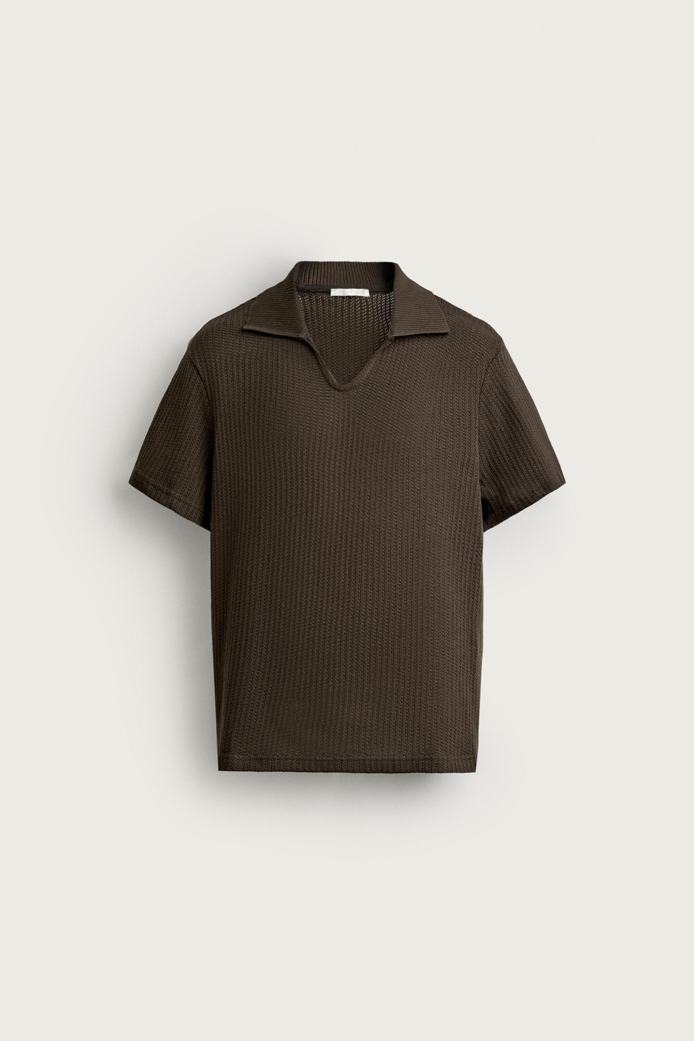 ПОЛО КЛАССИЧЕСКОГО КРОЯ С ПЕРФОРАЦИЕЙ — ZARA