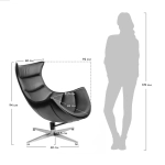 Кресло Bradex Home LOBSTER CHAIR тёмный латте