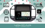 Магнитола для Mitsubishi Pajero 3, Montero 3 1999-2006 (рамка черная) - Vaycar VA47-1019-2K на Android 13, Быстрая, 2K QLED, CarPlay, 4G SIM-слот