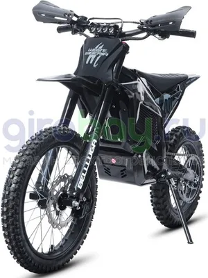 Электромотоцикл Эндуро WHITE SIBERIA BELLLUGA 001 3900W (60V/27Ah) - Чёрный фото №2