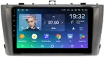 Магнитола для Toyota Avensis 2008-2015 (рамка серая) - Teyes CC2 PLUS монитор 9" QLED, Android 10, Быстрая, SIM-слот