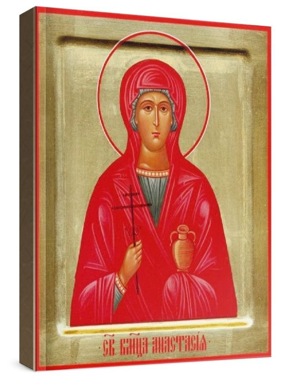 Анастасия Узорешительница (рукописная икона)