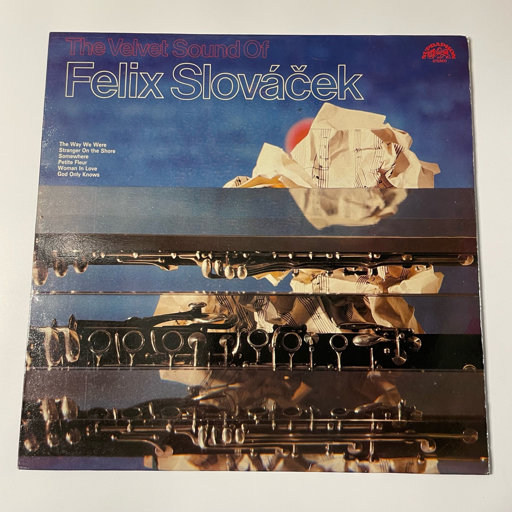Винтажная виниловая пластинка LP Felix Slovacek, Феликс Словачек, The Velvet Sound Of Felix Slovacek (Чехословакия 1982)