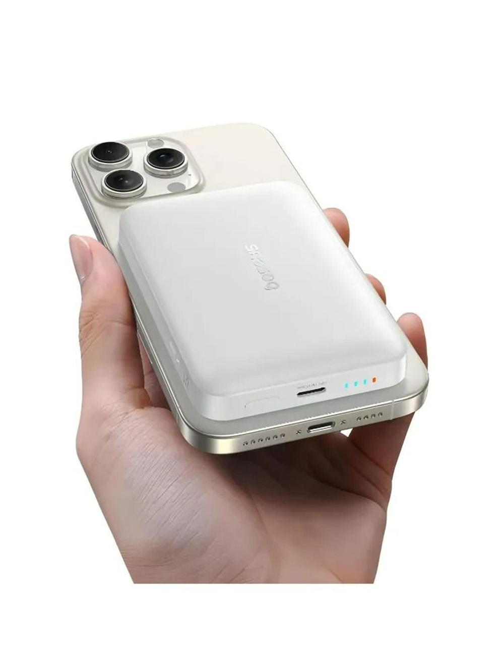 Внешний аккумулятор повербанк Power Bank 10000mAh 22,5W BASEUS белый PPFM11-1022