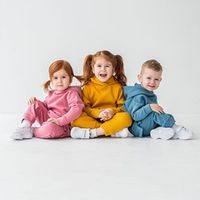 Худи с капюшоном "Горчица" утепленное