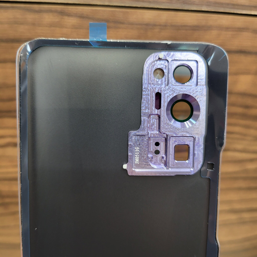 Крышка для Honor 30 Pro Plus - задняя стеклянная панель "хорошее качество" (серебристого цвета)