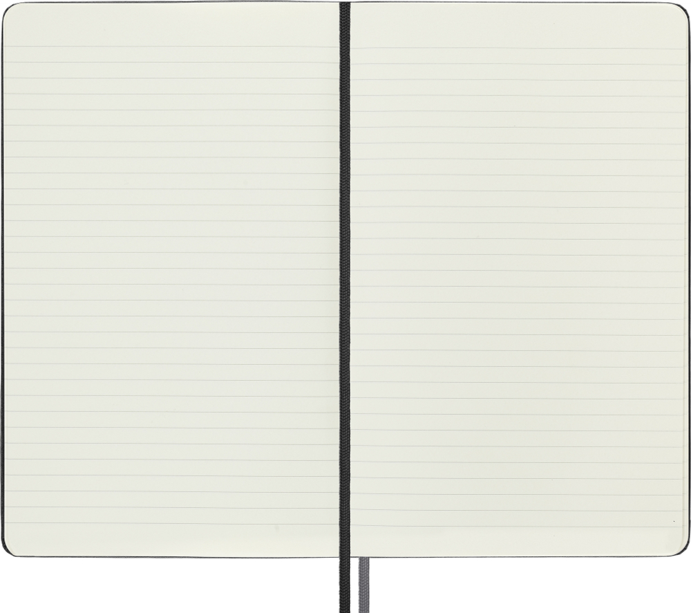 Блокнот в линейку Moleskine Classic Expended (QP060EXP) 13х21 cм, твердая обложка, черный