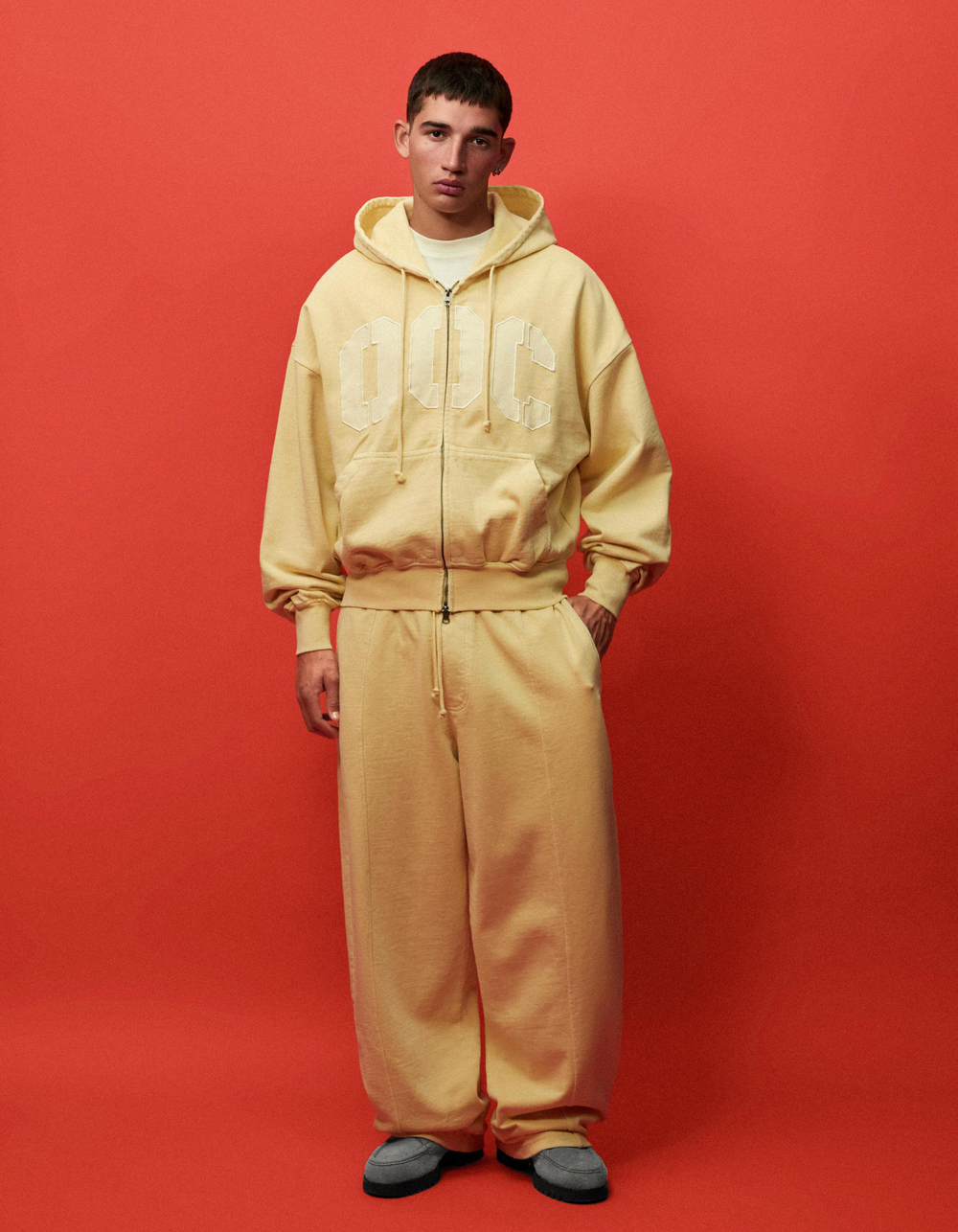 Мужские трикотажные брюки balloon fit OUT OF CORE - BERSHKA