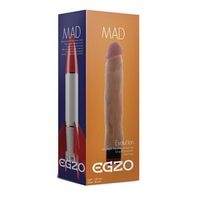 Реалистичный мультискоростной вибратор 23см без мошонки Egzo Mad Rocket
