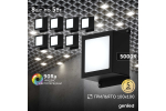 Светильник LED Geniled Griliato Tetris Basic x8шт по 5Вт для ячейки 100x100/10 40Вт 5000К Опал Черный