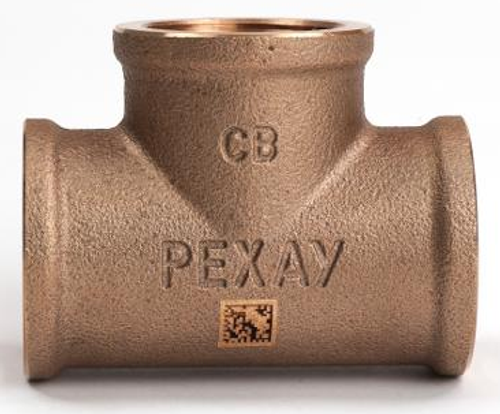 Тройник бронзовый Рехау Aurline 3/4" ВР