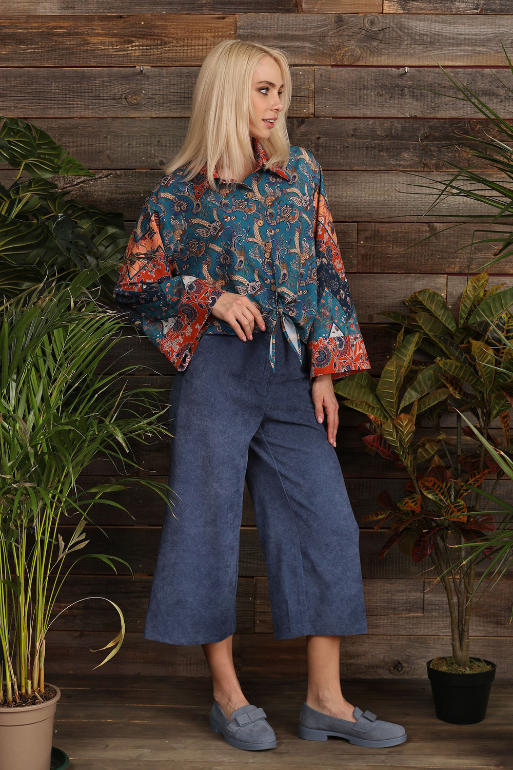 Blouse "Wind from the south. Patchwork"