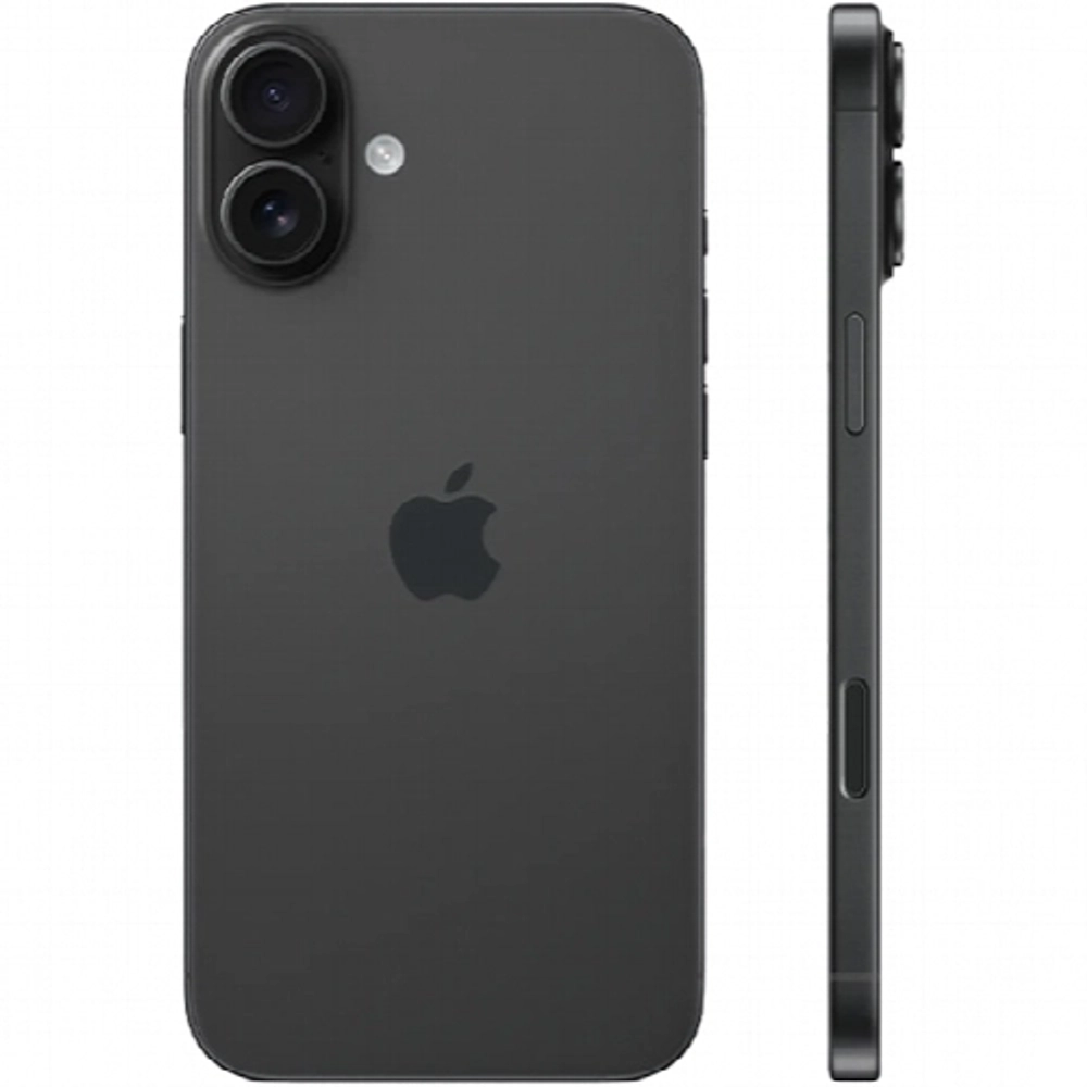 Смартфон Apple iPhone 16 256GB Black (1Sim+eSim)