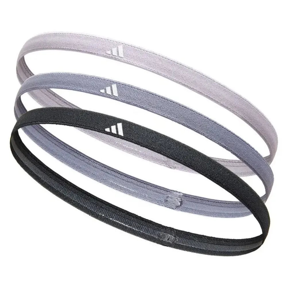 Band Adidas Hairband 3P - silver dawn/violet/legend ink