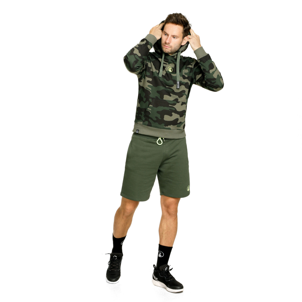Мужская кофта теннисная Quiet Please AOP Camou "Ready To Serve" Hoody Men - Khaki, Olive