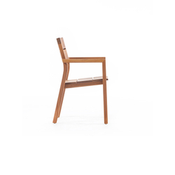 DUBAI Chair кресло деревянное, массив ироко