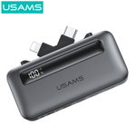 Power Bank внешний аккумулятор повербанк магнитный беспроводной MagSafe USAMS 5000 мАч 20W