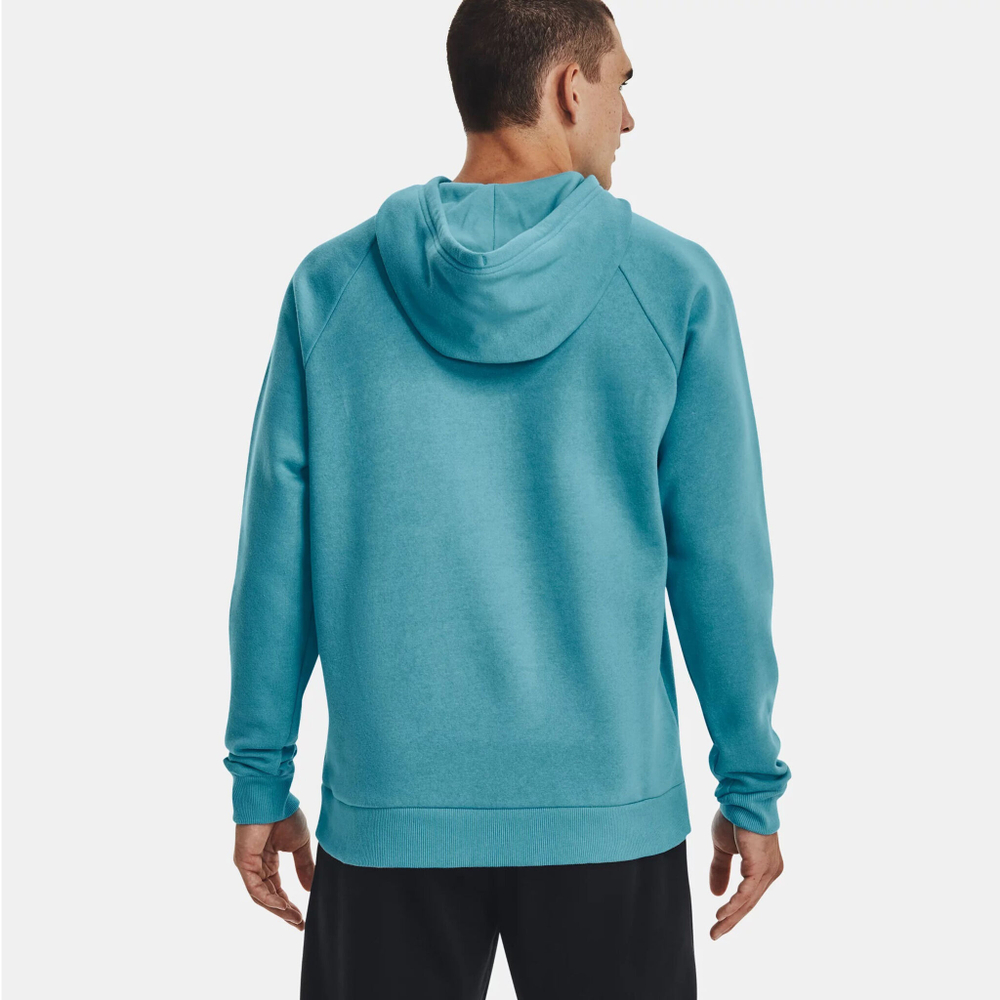 Мужская кофта теннисная Under Armour Rival Big Logo Hoody Men - Blue