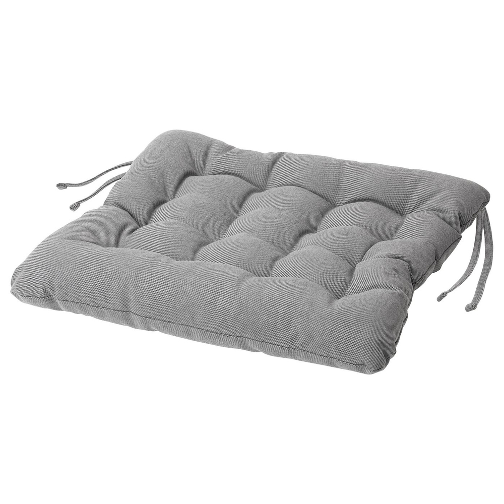 IKEA VIPPÄRT  (ИКЕА ВИППЭРТ)  -  Подушка на стул - тёмно-серый 38x38x6,5 см