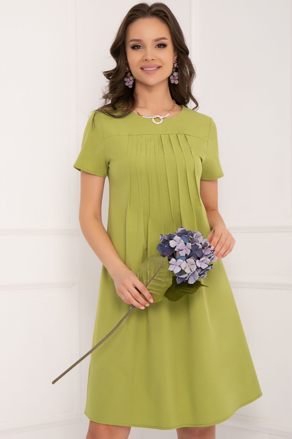 ПЛАТЬЕ МАРИТИ (ОЛИВЕ) Bellovera (Акция)