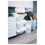 Мусорный бак IKEA SORTERA (СОРТЕРА), Белый, 37 л