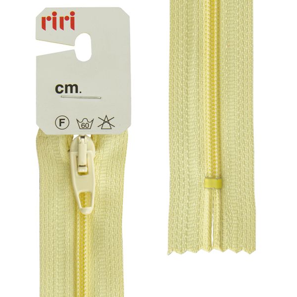 Молния спиральная (витая) RIRI Т4 (4 мм) 1 зам., н/раз., 18 см, подвеска AO, цв.2308, 10 шт