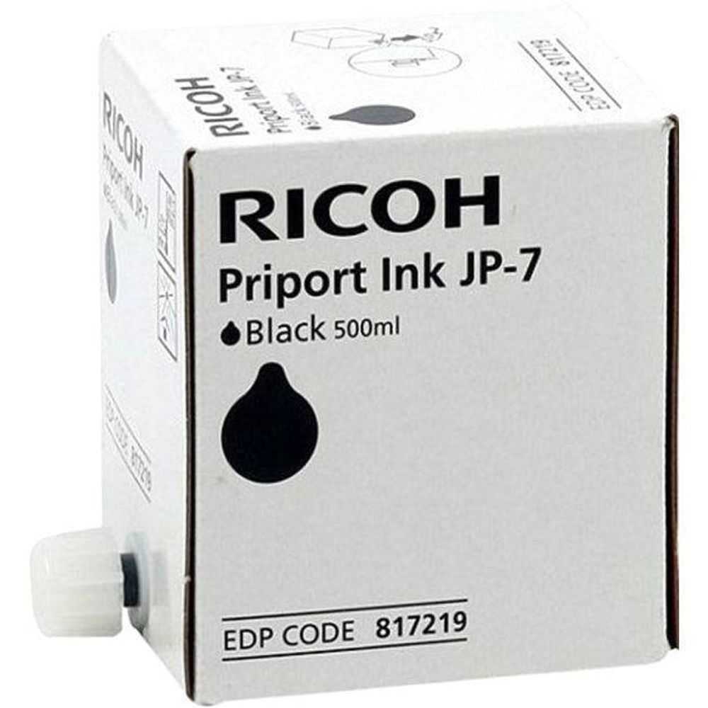 Чёрные чернила RICOH тип JP-7( 1 картридж*500мл)